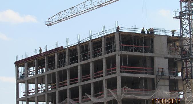 ЖК Citimix (Ситимикс), корпус 3 - монолитные работы на уровне 7 этажа, вид с Боровского шоссе, фото 2 Квартирный контроль