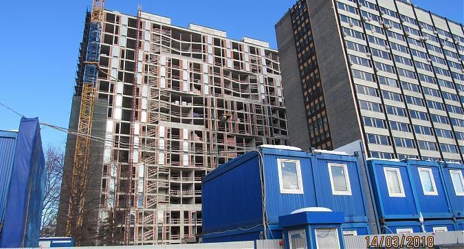 ЖК Ленинский, 38, фасадные работы - вид с Ленинского проспекта, фото 3 Квартирный контроль