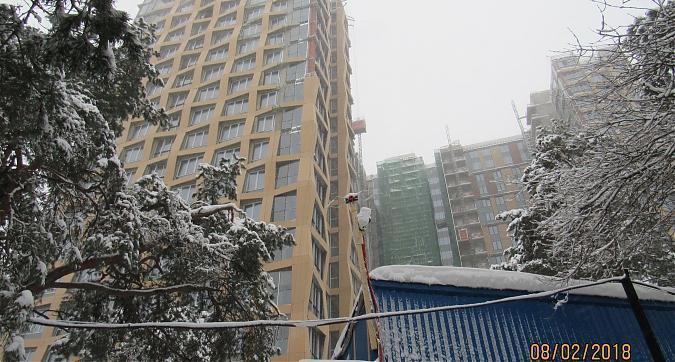 ЖК Дом Серебряный Бор - фасадные работы, вид со стороны набережной Москва реки, фото 3 Квартирный контроль
