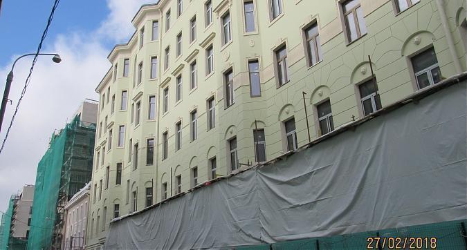 ЖК Полянка 44 - вид со 1-го Спасоналивковского переулка на особняк Мускат Квартирный контроль