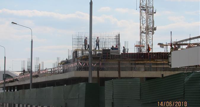 ЖК Парк Легенд, 4-й корпус - монолитные работы, вид с Проектируемого проезда №7020, фото 1 Квартирный контроль