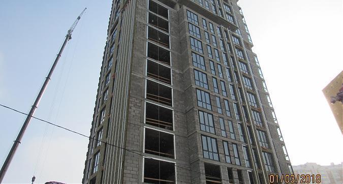 ЖК Монодом (Комплекс апартаментов Monodom), фасадные работы - вид с Международной улицы, фото 4 Квартирный контроль
