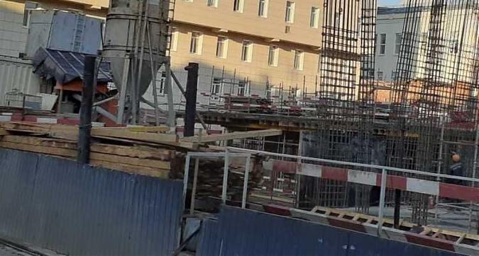 ЖК White Khamovniki (Вайт Хамовники), строительная площадка, вид с Олсуфьевского пер., фото - 1 Квартирный контроль