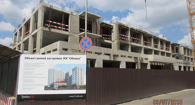 ЖК Облака (Академический 2) - монолитные работы, вид с Инициативной улицы, фото 3 Квартирный контроль