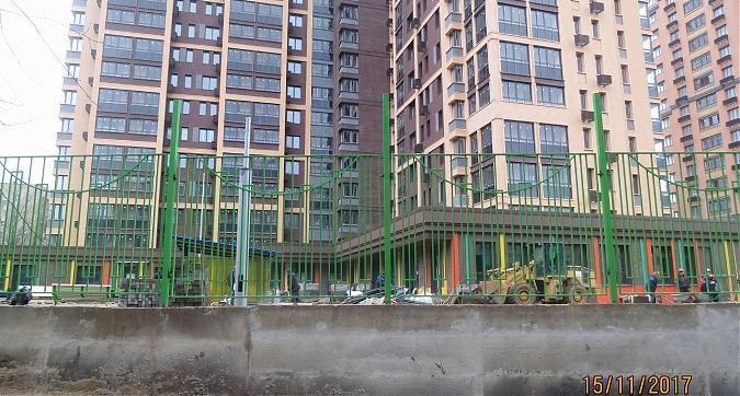 ЖК Родной город. Каховская, 2-й корпус - фасадные работы, вид с Внутреннего проезда, фото 2 Квартирный контроль
