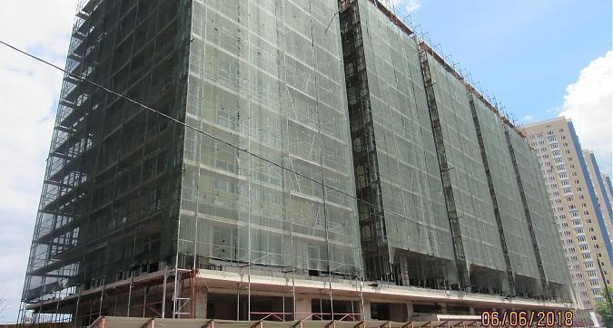 ЖК Янтарь-Apartments (Комплекс апартаментов Янтарь-Apartments), фасадные работы - вид с Левобережной улицы, фото 7 Квартирный контроль