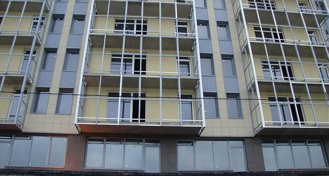  ЖК Янтарь-Apartments, фасадные работы, вид с ул. Левобережная, фото -2 Квартирный контроль