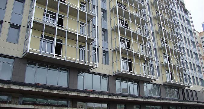  ЖК Янтарь-Apartments, фасадные работы, вид с ул. Левобережная, фото -3 Квартирный контроль