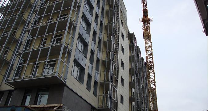  ЖК Янтарь-Apartments, фасадные работы, вид с ул. Левобережная, фото -6 Квартирный контроль
