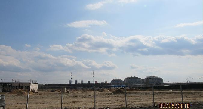 Вид на стройплощадку ЖК Румянцево-Парк с Родниковой улицы, фото 1 Квартирный контроль