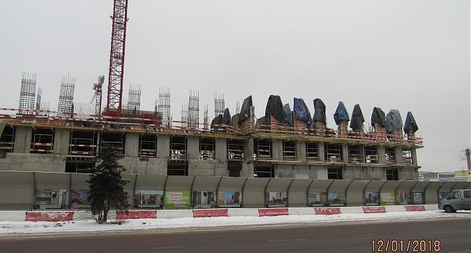 ЖК Селигер Сити - монолитные работы, вид с Ильменского проезда, фото 7 Квартирный контроль