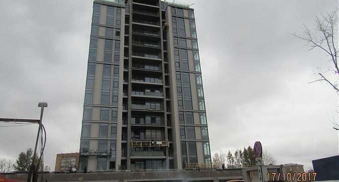 ЖК Фили Парк - фасадные работы, вид с Проектируемого проезда № 107, фото 2 Квартирный контроль