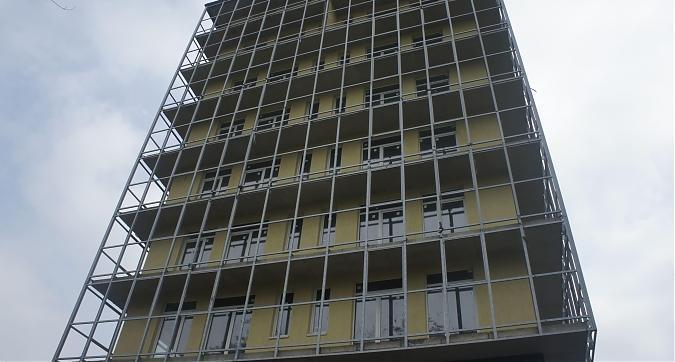 ЖК Янтарь-apartments, вид с Левобережной ул., фото 2 Квартирный контроль