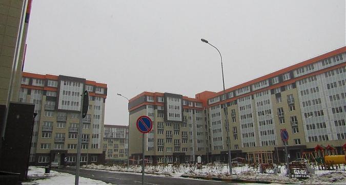 Микрорайон Красногорский - вид на придомовую территорию корпусов 13 и 14 Квартирный контроль