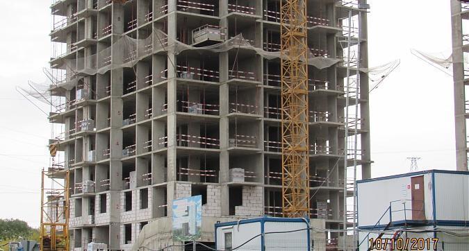 ЖК Барбарис (Комплекс апартаментов Барбарис), корпус 2 - монолитные работы, вид с Бибиревской улицы Квартирный контроль