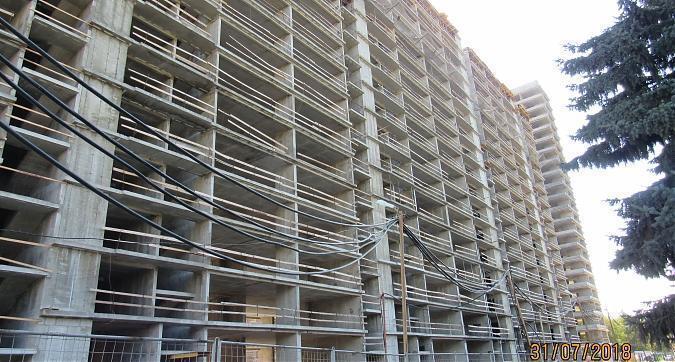 ЖК Хорошевский, корпус 1 - монолитные работы, вид со стороны улицы Берзарина, фото 7 Квартирный контроль