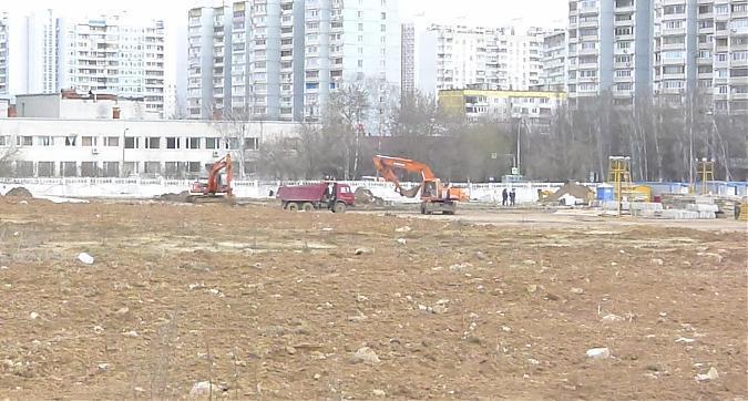 Строительная площадка ЖК Орехово-Борисово - вид с Каширского шоссе Квартирный контроль