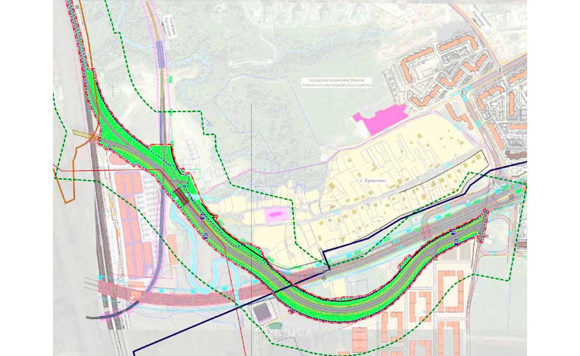 Проект дороги в видном