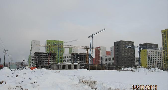 ЖК Бунинские луга, монолитные работы - вид с восточной стороны, фото 1 Квартирный контроль