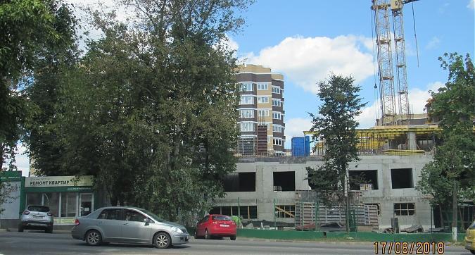 ЖК Ольховка, дом № 7, монолитные работы - вид с улицы Текстильная, фото 1 Квартирный контроль