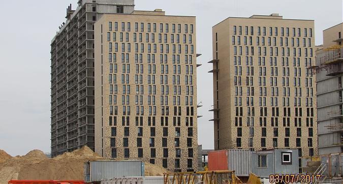 ЖК Хорошевский - вид со стороны улицы Берзарина на 12-й, 11-й и 10-й корпуса  Квартирный контроль