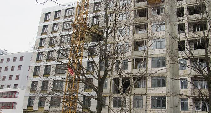 ЖК Счастье в Лианозово (Дом на Абрамцевской), фасадные работы, вид с улицы Абрамцевской, фото - 5 Квартирный контроль