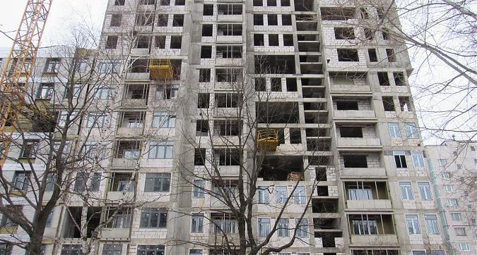 ЖК Счастье в Лианозово (Дом на Абрамцевской), фасадные работы, вид с улицы Абрамцевской, фото - 6 Квартирный контроль