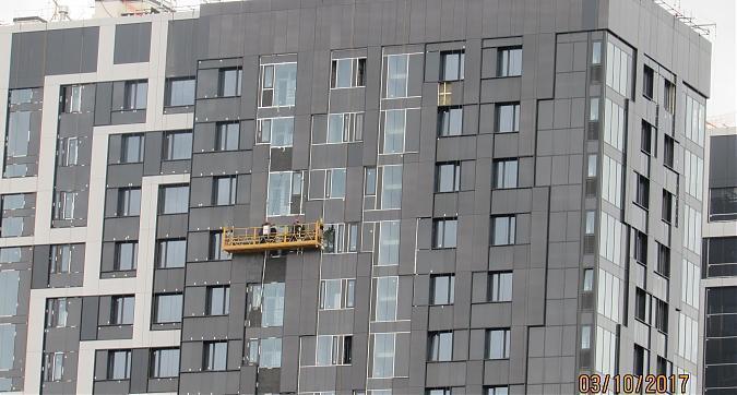 ЖК Город на реке Тушино - 2018, Квартал 1 - фасадные работы, вид на с Проектируемого проезда №5484, фото 2 Квартирный контроль