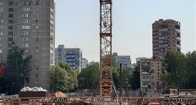 ЖК Молодогвардейская 36, строительная площадка, вид с ул. Маршала Сергеева, фото - 1 Квартирный контроль