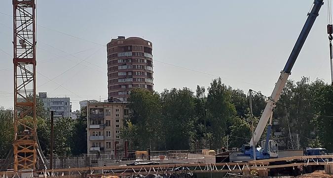 ЖК Молодогвардейская 36, строительная площадка, вид с ул. Маршала Сергеева, фото - 2 Квартирный контроль