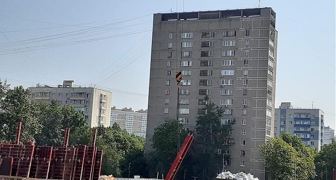 ЖК Молодогвардейская 36, строительная площадка, вид с ул. Маршала Сергеева, фото - 3 Квартирный контроль
