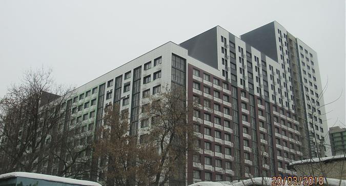 ЖК Город, фасадные работы - вид с улицы 800-летия Москвы, фото 3 Квартирный контроль