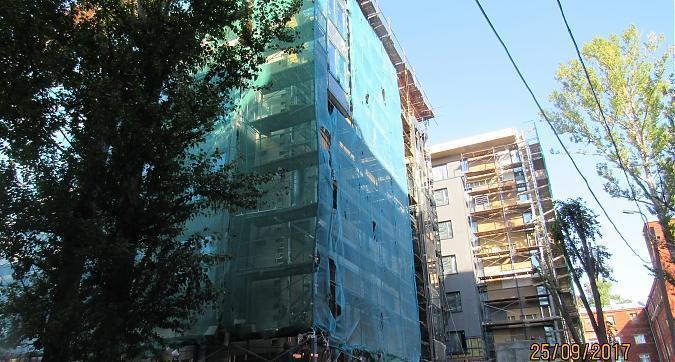 ЖК Два дома 20&20, фасадные работы - вид со стороны 2-го Донского проезда, фото 6 Квартирный контроль