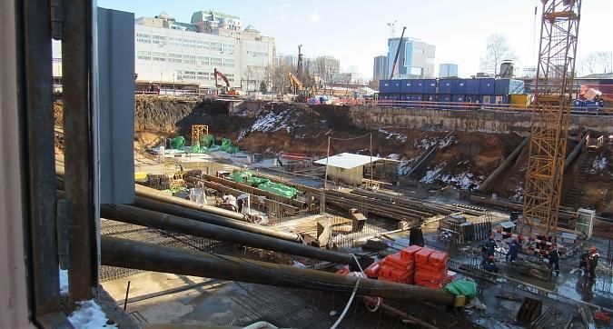 ЖК Ленинградка 58, вид на строительную площадку, фундаментные работы, фото - 5 Квартирный контроль
