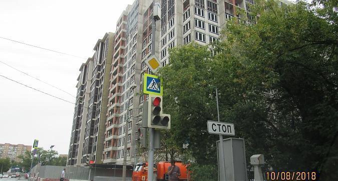 ЖК Наследие (2-я очередь), монолитные работы - вид с Краснобогатырскай улицы, фото 1 Квартирный контроль