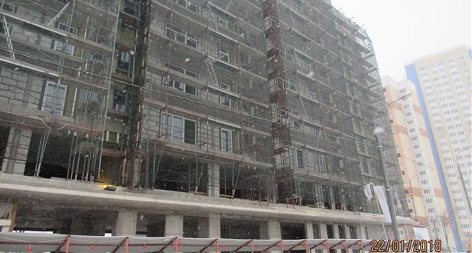ЖК Янтарь-Apartments (Комплекс апартаментов Янтарь-Apartments), фасадные работы - вид с Левобережной улицы, фото 4 Квартирный контроль