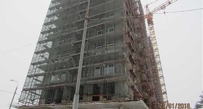 ЖК Янтарь-Apartments (Комплекс апартаментов Янтарь-Apartments), фасадные работы - вид с Левобережной улицы, фото 6 Квартирный контроль