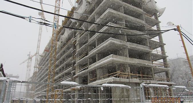 ЖК Хорошевский - монолитные работы, вид со стороны улицы Берзарина, фото 2 Квартирный контроль