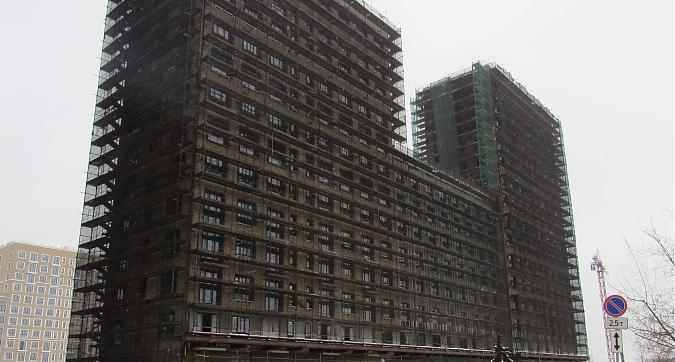 ЖК Селигер Сити, вид с Ильменского проезда, корпус Баренц, фасадные работы, фото -5 Квартирный контроль