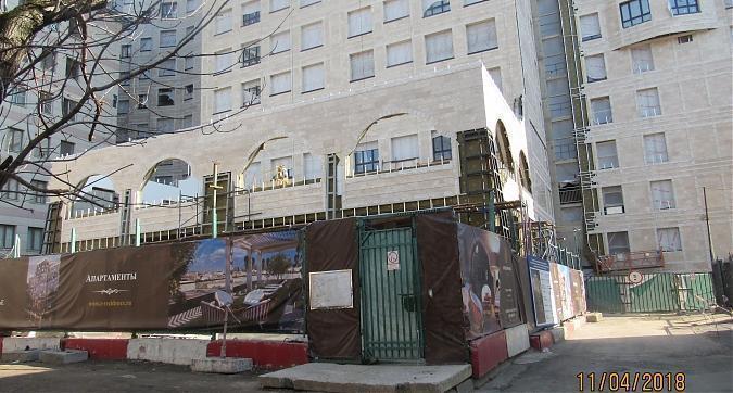 ЖК Резиденции Замоскворечье, фасадные работы - вид с Большого Строченовского переулка, фото 2 Квартирный контроль