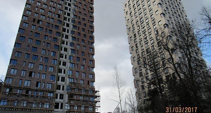 ЖК Перовский (PerovSky) - вид на 2-й и 1-й  корпуса со стороны Терлецкого проезда Квартирный контроль