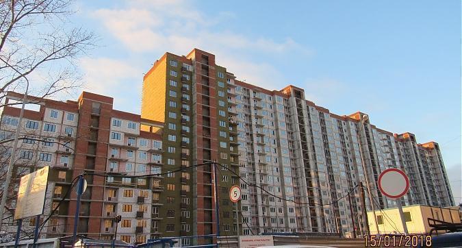 ЖК Новогиреевский, 2-й корпус, вид с улицы Строителей, фото 1 Квартирный контроль