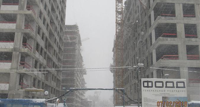 ЖК Искра Парк - монолитные работы и отделочные работы, вид с улицы Маршала Шапошникова, фото 7 Квартирный контроль