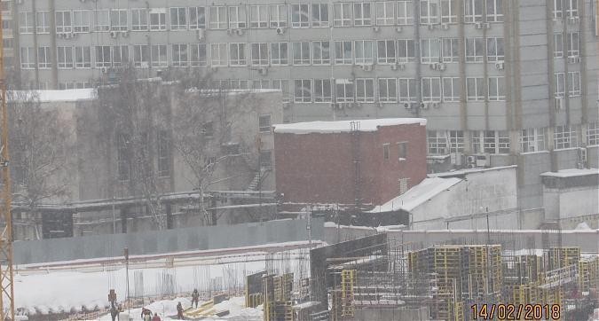 ЖК Серебряный фонтан, монолитные работы - вид с Новоалексеевской улицы, фото 2 Квартирный контроль