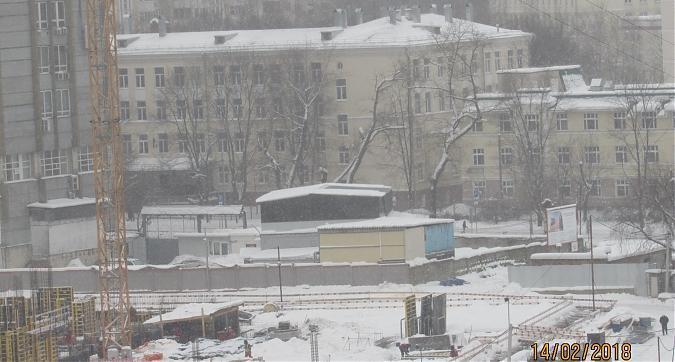 ЖК Серебряный фонтан, монолитные работы - вид с Новоалексеевской улицы, фото 3 Квартирный контроль