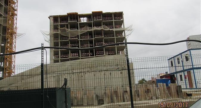 ЖК Барбарис (Комплекс апартаментов Барбарис), корпус 1 -  монолитные работы, вид с Бибиревской улицы, фото 2 Квартирный контроль
