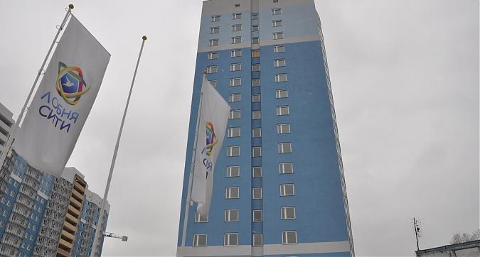 ЖК Лобня Сити, 1-й корпус, вид с улицы Борисова, фото 2 Квартирный контроль