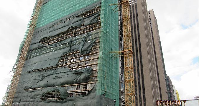 ЖК Савеловский Сити, корпус Armstrong, фасадные работы - вид с Новодмитровской улицы, фото 4 Квартирный контроль