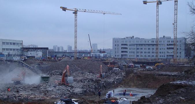 Варшавская (Лайф-Варшавская), строительная площадка корпусов К1, К2, К3, вид с 1-го Варшавского пр-да, фото - 12 Квартирный контроль