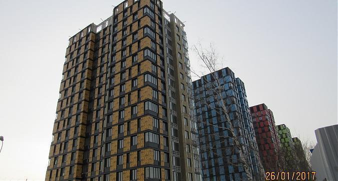 Комплекс апартаментов Технопарк, вид с Проектируемого проезда 7024 Квартирный контроль